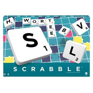 Mattel Brettspiel Y9598 Scrabble Original, ab 10 Jahre, 2-4 Spieler