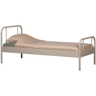 Woood Metallbett Mata Sandfarben ca. 90x200 cm