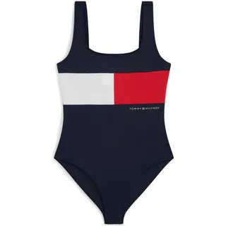 Tommy Hilfiger Badeanzug Damen Blau 164/170