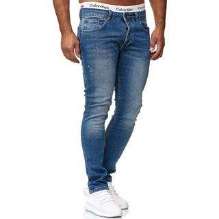 OneRedox Straight-Jeans 600JS (Jeanshose Designerjeans Bootcut, 1-tlg) Freizeit Business Casual blau 29