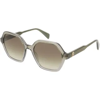 Liu Jo LJ823S Damen-Sonnenbrille Vollrand Eckig Kunststoff-Gestell, grün