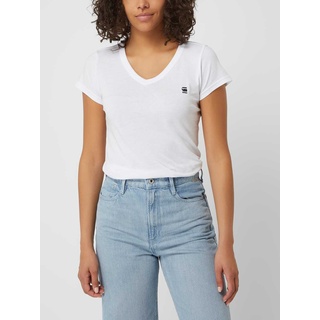 Slim Fit T-Shirt aus Bio-Baumwolle Modell 'Eyben', Weiss, XL