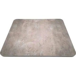 viertec Tischplatte Leichtbau 90 x 58 x 2,8 cm Beton-Optik