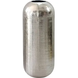 FineBuy, Vase, Bodenvase FB76403 Aluminium 60 cm Silber