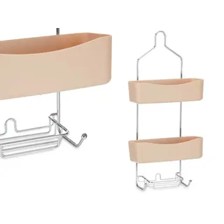 Berilo Badregal Duschregal Duschablage Badregal Duschkorb zum Hängen 2 Körbe KKK-2B