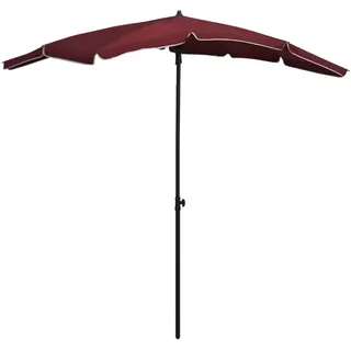 vidaXL Sonnenschirm 200 x 130 cm bordeauxrot