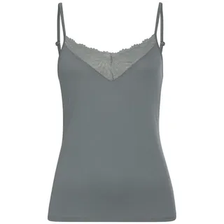 LASCANA Spitzentop Damen petrol Gr.40/42