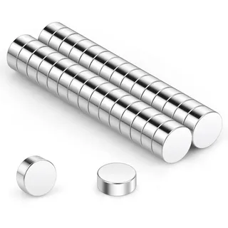 Wukong N45 Mini Neodym Magnete, 5x2mm | 30 Stück Magnete Klein Aber Stark für Kühlschrank, Büro, 3D Drucker, Modell und DIY-Projekt