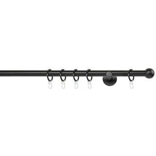 Stilgarnitur Function Ball  (Länge Gardinenstange: 180 cm, Schwarz)