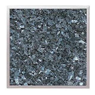 Granitfeld mit Edelstahlrahmen Granitplatte Granit