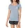 T-shirt indigo blue-melange XXS