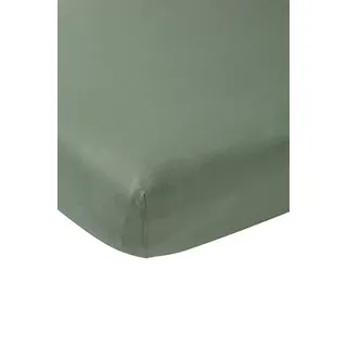 Meyco Spannbettlaken Jersey 90 x 200 cm Waldgrün 1 St.