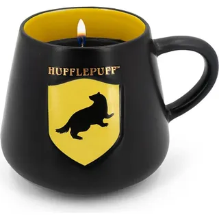 HARRY POTTER Hufflepuff Cup Duftkerze 275 g gelb/schwarz