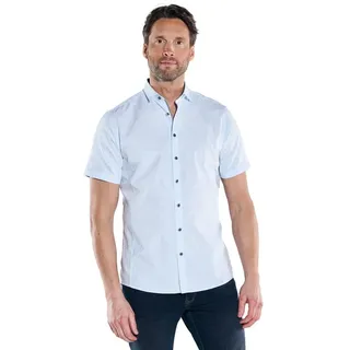 Engbers Kurzarmhemd Herren Kurzarm-Hemd "My Favorite", Hellblau blau 4XL