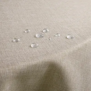 Softalker tischdecke rund 120 cm Durchmesser tischdecken abwaschbar leinenoptik beige tischtuch Wasserabweisende tischwäsche klein gartentischdecke Table Cloth für Camping, Hochzeiten, Geburtstag