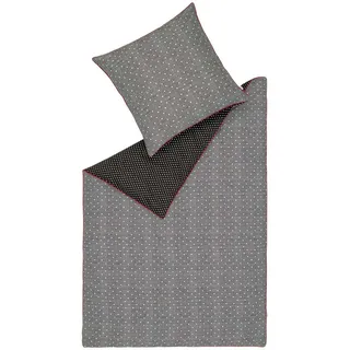 Esprit Heritage Satin Baumwolle Schwarz 155 x 220 cm + 2 x 80 x 80 cm