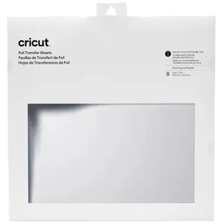 Cricut cricutTM Transferfolien für Schneideplotter silber 30,5 x 30,5 cm, 8 St.