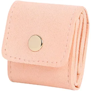 Miyanvuo Reise Schmuck Organizer,Kleine Schmuckbox Für Unterwegs | Elegant Faltbar Unterteilt Mit Verschluss Für Ohrringe Ring Armband Damen Herren Alle