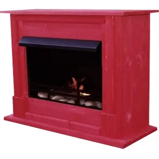 Emily Deluxe Ethanol und Gelkamin Modell Emily Deluxe Rot incl.1 L Brenner aus Edelstahl