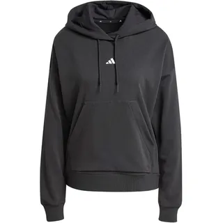 adidas Essentials Small Logo French Terry Kapuzenpullover Black / White M