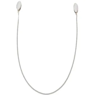homiez Serviettenkette, Serviettenkettchen, Serviettenhalter für den Hals, Platinfarben