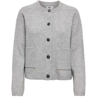 Only Onlpiemonte Strickjacke Grau L