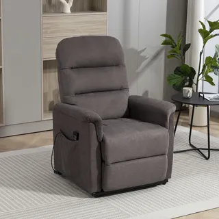 Duo Collection TV-Sessel Stoff 80 x 115 x 93 cm graubraun