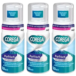 Corega Purfrisch x3 3x125 ml Schaum