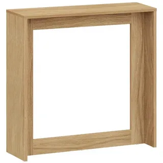LuxusKollektion Konsolentisch Konsolentisch schmal Landhaus Natur 75x20x75cm (1-St)