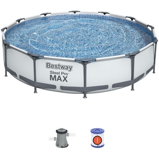Bestway Steel Pro Max Pool Set runder oberirdischer Pool 366x76cm 56416