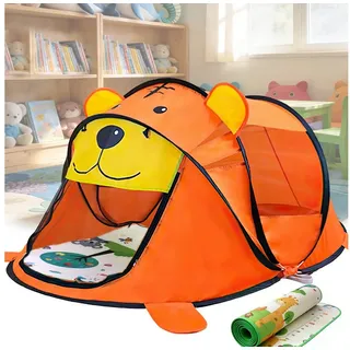 AIMAX Spielzelt Zelt für Kinder Pop Up Kinderzelt Tent Indoor Spielhaus Baby zelt Outdoor mit Aufbewahrungsbeutel für Drinnen und Draußen orange