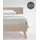 Jersey 90 x 200 - 100 x 220 cm naturweiß