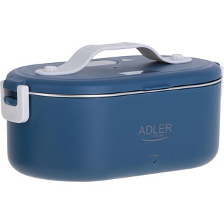 Adler AD 4505 blau Elektrischer Speisenwärmer, Lunchbox, Blau