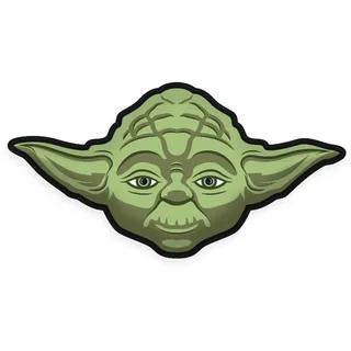 Herding Star Wars Formkissen Yoda, ca. 45x23 cm, 100% Polyester, Grün