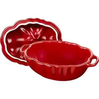 STAUB Bräter mit Deckel La Cocotte - Tomate Keramik Rot