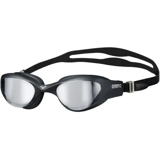 Arena The One Mirror Schwimmbrille silber-schwarz grau Einheitsgröße