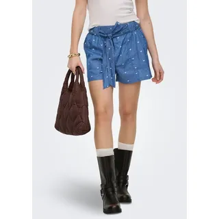 Only ONLNOVA AZURE TALIA Shorts Blau XS