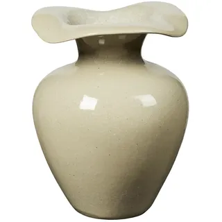 Broste Copenhagen Florentina Bodenvase beige M 32cm