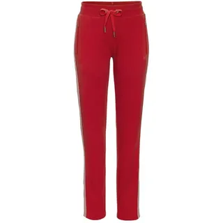 H.I.S. Jogginghose mit seitlichem Tapestreifen rot XS