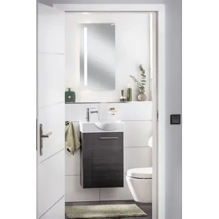 FACKELMANN Waschbeckenunterschrank SBC Badmöbel für Gäste-WC, Breite ca. 45 cm braun