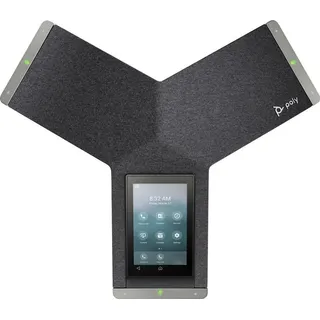 Poly Trio C60 for Microsoft Teams/Skype for Business - VoIP-Konferenztelefon - mit Bluetooth-Schnittstelle - IEEE 802.11a/b/g/n/ac (Wi-Fi) - Schwarz