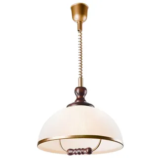 Lamkur Ramona 1-flg. 30 cm Holz/Glas/Kunststoff