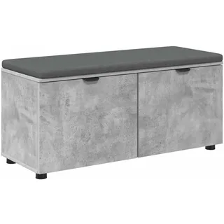 vidaXL Sitzbank Flurbank Grau 100 x 38 x 46 cm