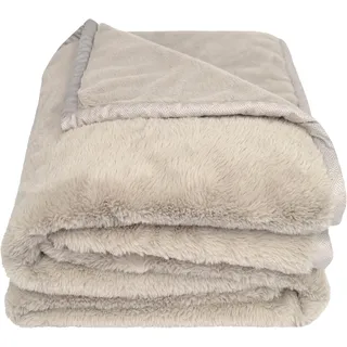 Zoeppritz The Blanket Wohndecke 150 x 200 cm Beige/Weiß