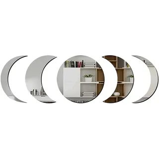 Boho-mond-spiegel-wandsticker-set Zur Wanddekoration, Wohnzimmer, Schlafzimmer