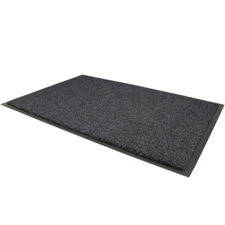 Fußmatte GREEN & CLEAN, Primaflor-Ideen in Textil, rechteckig, Höhe: 8 mm, Schmutzfangmatte, In- und Outdoor geeignet, waschbar grau 90 cm x 150 cm x 8 mm