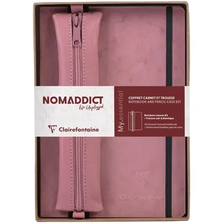 Clairefontaine Notizbuch Set Nomaddict A5 liniert Rosa