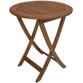 FRG Klapptisch Ø 65 x 72 cm Braun