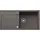 Silgranit Vulkangrau 1000 x 500 mm Drehknopfventil