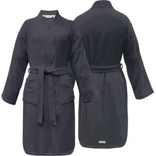 Tom Tailor Kimonobademantel MIG Anthrazit XL